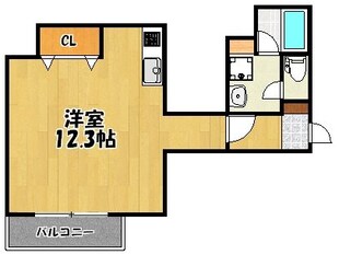 AXIS平尾２番館の物件間取画像